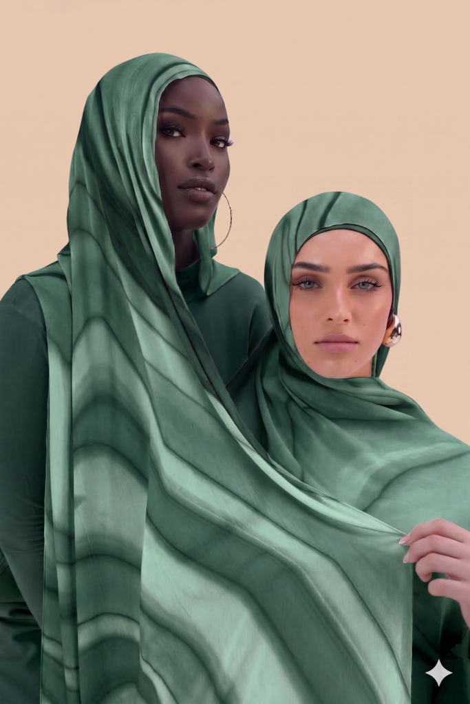 donne con hijab verde