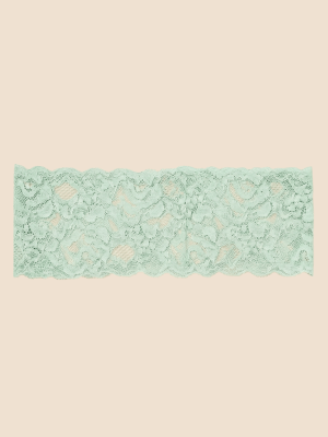 Bandana pizzo verde