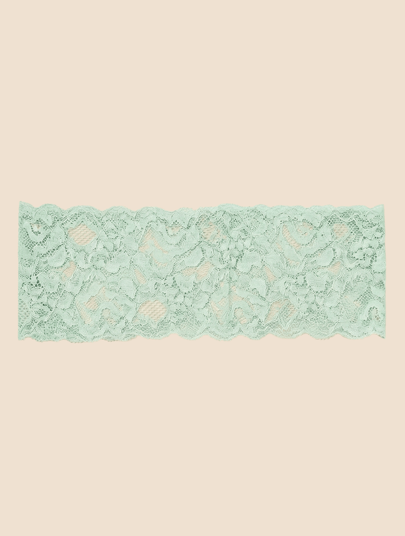 Bandana pizzo verde