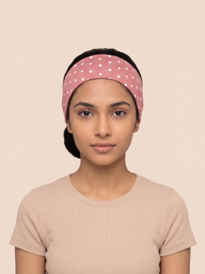 Bandana pois color rosa scuro
