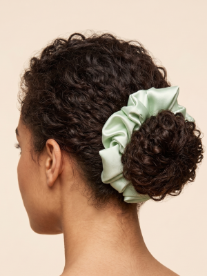Scrunchie color verde