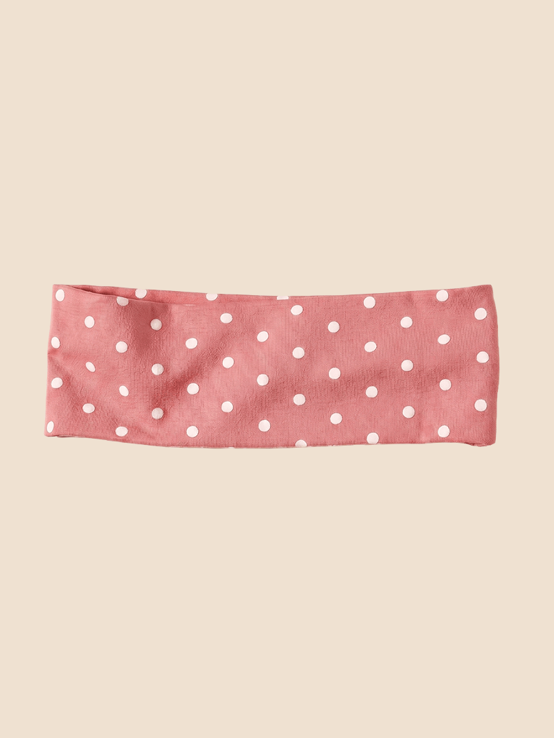 Bandana pois color rosa scuro