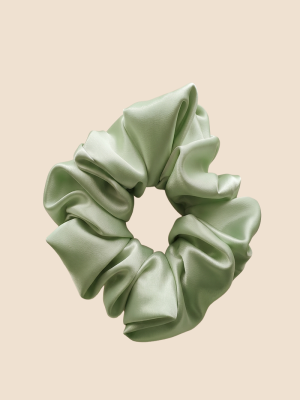 Scrunchie color verde