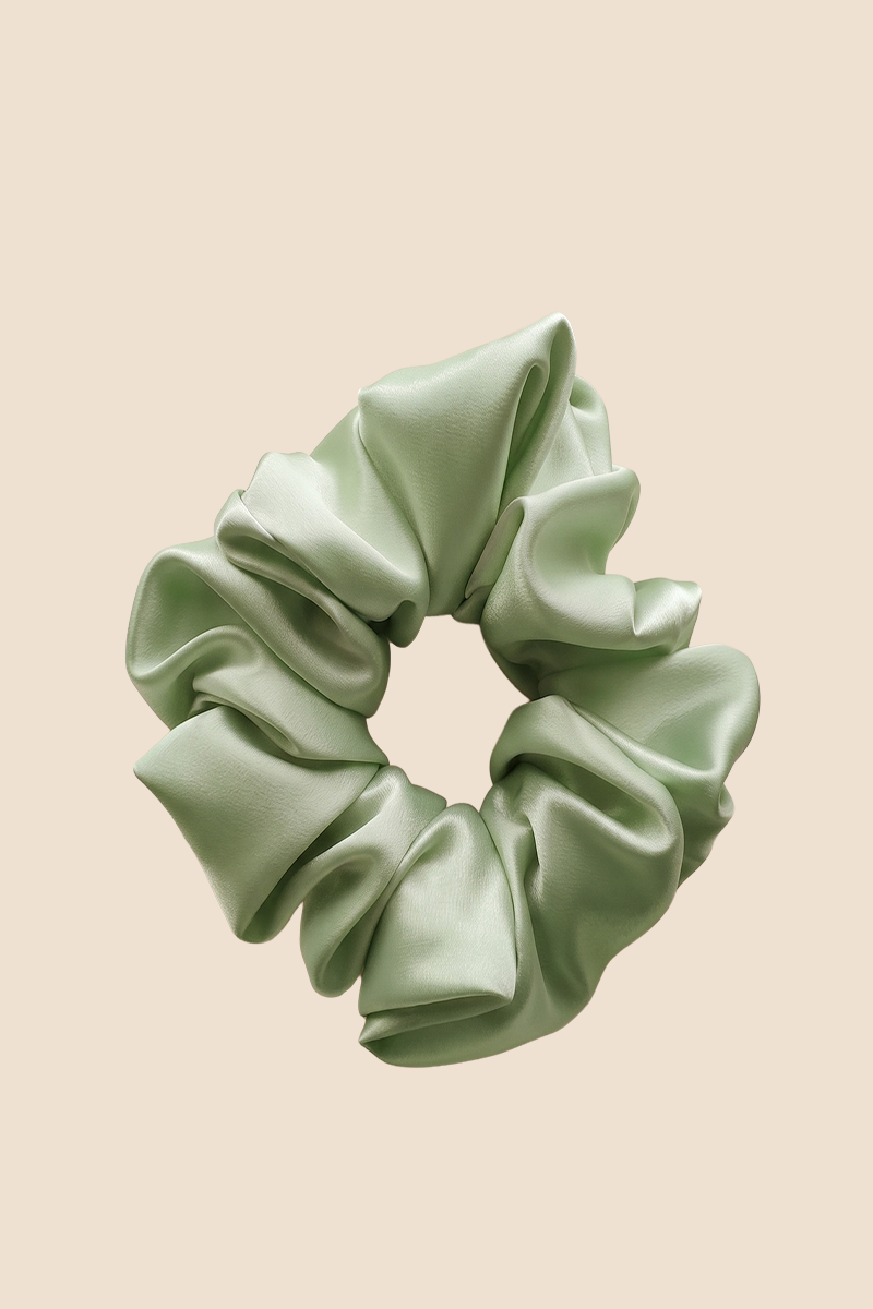 Scrunchie color verde
