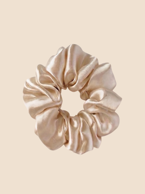 Laccio scrunchie color panna